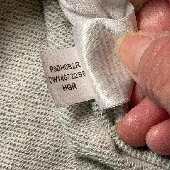 DKNY The Everywhere Sweatshirt. Silver sequined. Great for holidays! Size small - Picture 9 of 9